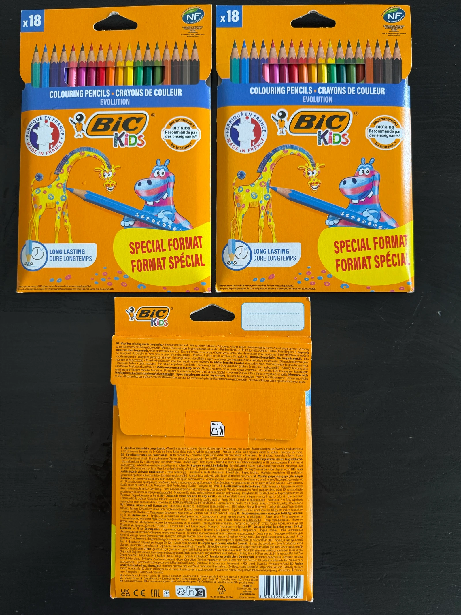 3 paquetes de lápices de colores Bic – photo 2